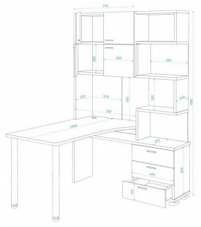 Стол компьютерный Домино СР-500М/140 в Челябинске - chelyabinsk.mebel24.online | фото 2