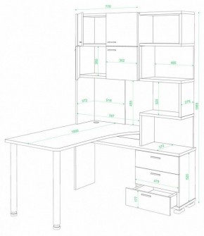 Стол компьютерный Домино СР-500М/190 в Челябинске - chelyabinsk.mebel24.online | фото 2