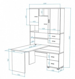 Стол компьютерный Домино СР-620/140 в Челябинске - chelyabinsk.mebel24.online | фото 3