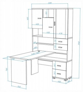 Стол компьютерный Домино СР-620-160 в Челябинске - chelyabinsk.mebel24.online | фото 2