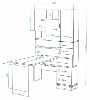 Стол компьютерный Домино СР-620/180 в Челябинске - chelyabinsk.mebel24.online | фото 2