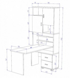 Стол компьютерный Домино СР-720/180 в Челябинске - chelyabinsk.mebel24.online | фото 2