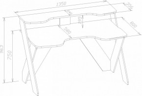 Стол компьютерный КСТ-118 в Челябинске - chelyabinsk.mebel24.online | фото 3