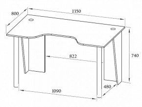 Стол компьютерный КСТ-18 в Челябинске - chelyabinsk.mebel24.online | фото