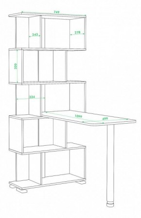 Стол компьютерный СЛ-5СТ в Челябинске - chelyabinsk.mebel24.online | фото 2