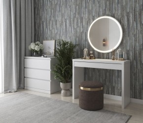 Стол косметический Энкель 100 белый в Челябинске - chelyabinsk.mebel24.online | фото 4