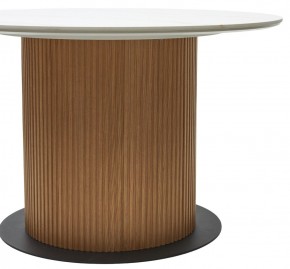 Стол MESA D120 цвет БЕЛЫЙ МРАМОР M326 / Каркас OAK, ®DISAUR в Челябинске - chelyabinsk.mebel24.online | фото 6
