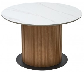 Стол MESA D120 цвет БЕЛЫЙ МРАМОР M326 / Каркас OAK, ®DISAUR в Челябинске - chelyabinsk.mebel24.online | фото 7