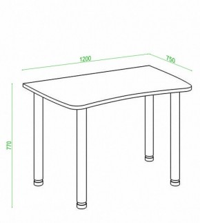 Стол офисный Домино Лайт СКЛ-Софт120МО в Челябинске - chelyabinsk.mebel24.online | фото 3