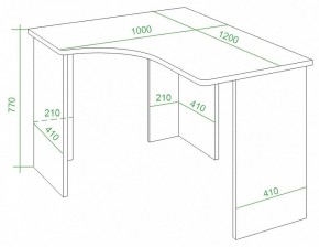 Стол письменный Домино Lite СКЛ-Угл120 в Челябинске - chelyabinsk.mebel24.online | фото 2