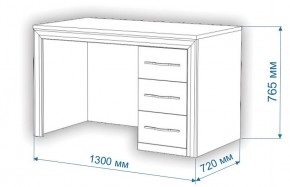 Стол письменный Нобиле СтЯ130 в Челябинске - chelyabinsk.mebel24.online | фото 2