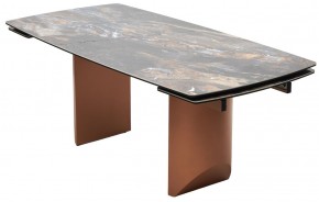 Стол ПУАНТО 200 TITANIUM LAWA NERO, керамика / МЕДЬ каркас М-City в Челябинске - chelyabinsk.mebel24.online | фото 8