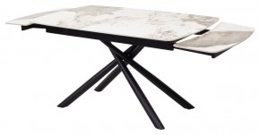 Стол RIVOLI 140 GLOSS LUXURY PANDORA SOLID CERAMIC / BLACK, ®DISAUR в Челябинске - chelyabinsk.mebel24.online | фото 6
