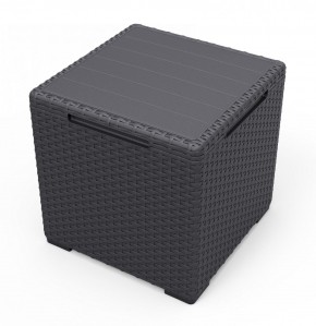 Стол с функцией хранения Виго (Vigo storage box) графит в Челябинске - chelyabinsk.mebel24.online | фото 2