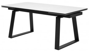 Стол VASTO 180 MARBLES KL-99 Белый мрамор матовый, итальянская керамика/ черный каркас, ®DISAUR в Челябинске - chelyabinsk.mebel24.online | фото