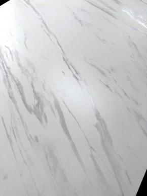 Стол VASTO 180 MARBLES KL-99 Белый мрамор матовый, итальянская керамика/ черный каркас, ®DISAUR в Челябинске - chelyabinsk.mebel24.online | фото 3