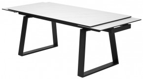 Стол VASTO 180 MARBLES KL-99 Белый мрамор матовый, итальянская керамика/ черный каркас, ®DISAUR в Челябинске - chelyabinsk.mebel24.online | фото 6