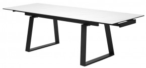 Стол VASTO 180 MARBLES KL-99 Белый мрамор матовый, итальянская керамика/ черный каркас, ®DISAUR в Челябинске - chelyabinsk.mebel24.online | фото 9
