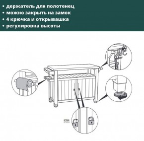 Столик для барбекю 207 Л (Unity XL 207L) в Челябинске - chelyabinsk.mebel24.online | фото 9