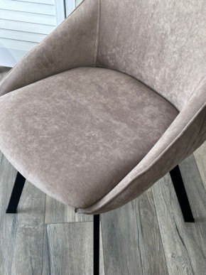 Стул CASA, 360 град. поворот. B5 Капучино, велюр / черный каркас,М-City в Челябинске - chelyabinsk.mebel24.online | фото 3