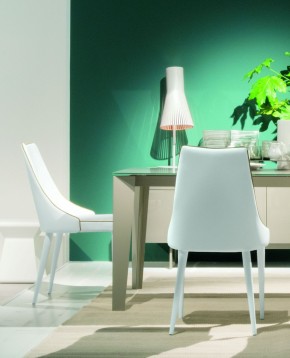 Стул CLARA 40.11 (TR505 white with sand cordonet, экокожа) в Челябинске - chelyabinsk.mebel24.online | фото 2
