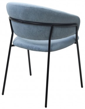Стул ГЕММА, цвет RAIN 13 blue, велюр / черный каркас М-City в Челябинске - chelyabinsk.mebel24.online | фото 9
