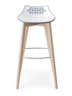 Стул JAM W CB/1487, ash.P12 smoke/ P799-P12P WHITE/ GLOSSY SKY BLUE в Челябинске - chelyabinsk.mebel24.online | фото