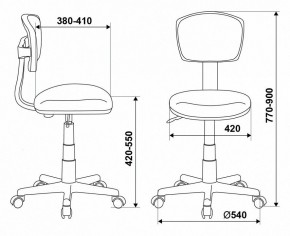 Стул компьютерный Бюрократ CH-W299/LB/TW-55 в Челябинске - chelyabinsk.mebel24.online | фото 12