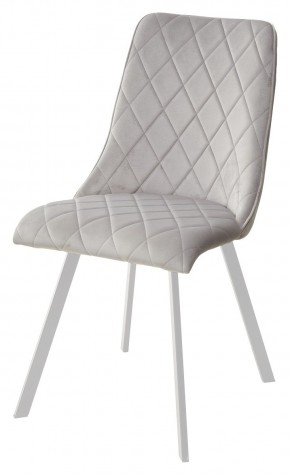 Стул TYCOON BLUVEL-03 LIGHT GREY / белый каркас М-City в Челябинске - chelyabinsk.mebel24.online | фото 1