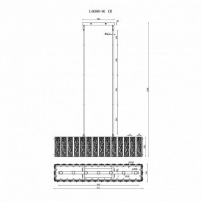 Светильник на штанге iLamp Panorama L4688-91 CR в Челябинске - chelyabinsk.mebel24.online | фото 2