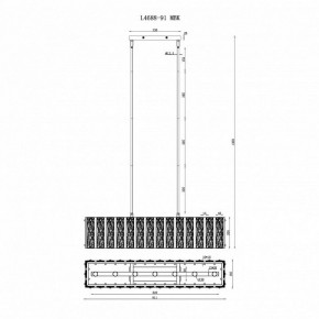 Светильник на штанге iLamp Panorama L4688-91 MBK в Челябинске - chelyabinsk.mebel24.online | фото 2