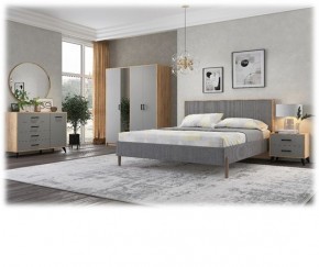 СВЕТЛАНА LOFT Спальный гарнитур (модульный) (дуб золотой/серый) в Челябинске - chelyabinsk.mebel24.online | фото