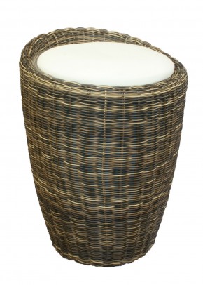 Табурет с местом для хранения LM-1100Rattan, кремовый в Челябинске - chelyabinsk.mebel24.online | фото