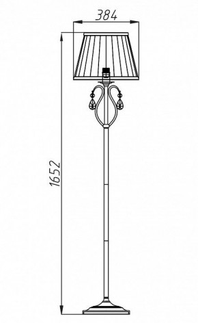 Торшер Maytoni Brionia ARM172-11-G в Челябинске - chelyabinsk.mebel24.online | фото 2