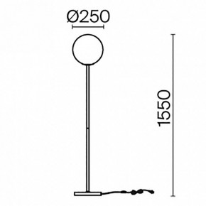 Торшер Maytoni Ring MOD013FL-01W в Челябинске - chelyabinsk.mebel24.online | фото 3