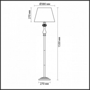 Торшер Odeon Light Gaellori 3393/1F в Челябинске - chelyabinsk.mebel24.online | фото 3