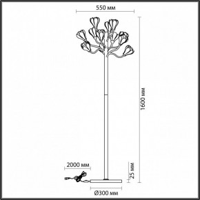 Торшер Odeon Light Gardi 5090/12F в Челябинске - chelyabinsk.mebel24.online | фото 5