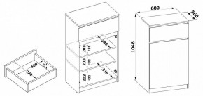 Тумба для обуви ТП-12 в Челябинске - chelyabinsk.mebel24.online | фото 4