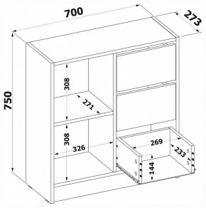Тумба комбинированная Т-1 в Челябинске - chelyabinsk.mebel24.online | фото 4