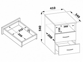 Тумба КТ-09.1 в Челябинске - chelyabinsk.mebel24.online | фото 3
