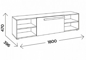 Тумба под ТВ Чернин 1800 в Челябинске - chelyabinsk.mebel24.online | фото 5