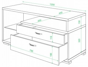 Тумба под ТВ Домино ТК-10М в Челябинске - chelyabinsk.mebel24.online | фото 2