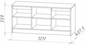 НИЦЦА-9 Тумба под ТВ (НЦ.09) в Челябинске - chelyabinsk.mebel24.online | фото 2