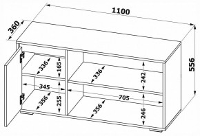 Тумба под ТВ Т-2 в Челябинске - chelyabinsk.mebel24.online | фото 7