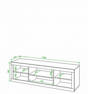 Тумба под ТВ Toivo Кон170 в Челябинске - chelyabinsk.mebel24.online | фото 2