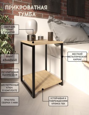 Тумба прикроватная "Лофт" (Лф.Т-2) в Челябинске - chelyabinsk.mebel24.online | фото 4