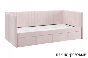 ТВИКС Кровать (софа) с ящиками 900 (нежно-розовый) в Челябинске - chelyabinsk.mebel24.online | фото