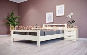 ВЕРОНИКА-3 Кровать из массива 1400 в Челябинске - chelyabinsk.mebel24.online | фото 1