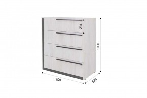 ВИНТЕР - 8 Комод 4 ящика в Челябинске - chelyabinsk.mebel24.online | фото 4