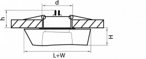 Встраиваемый светильник Lightstar Flutto 006430 в Челябинске - chelyabinsk.mebel24.online | фото 3